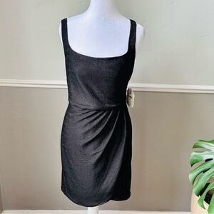 NWT - Altar'd State Black Ruched Sheath Mini Dress